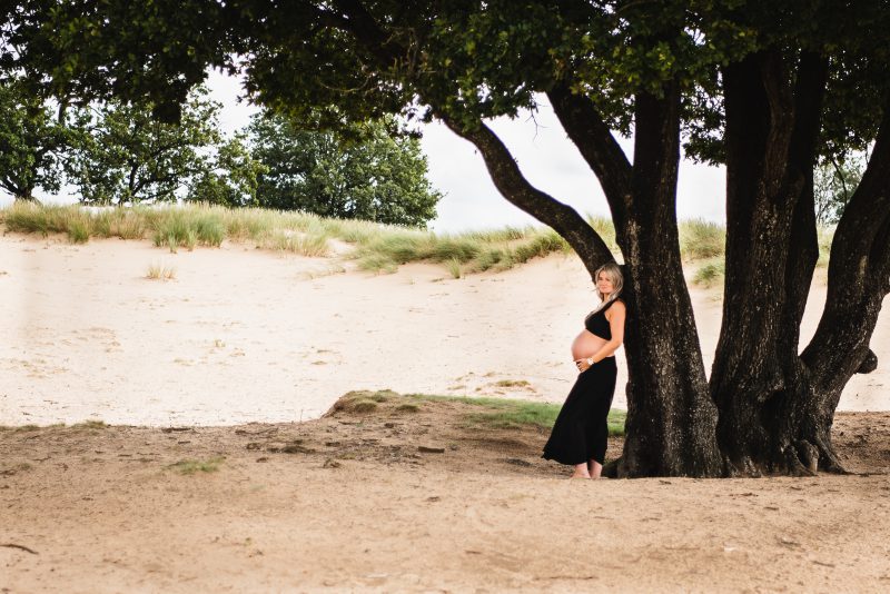 Kale duinen, zwangerschap shoot, Appelscha, zwanger, buiten shoot